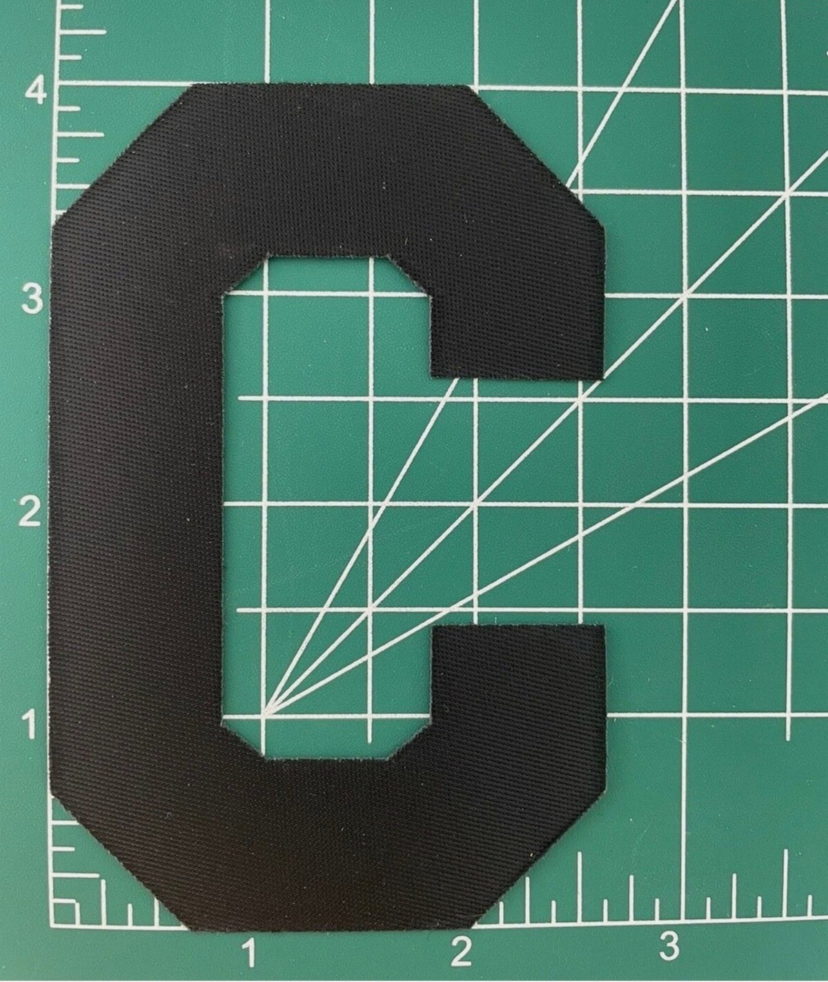 C’s and A’s sewn on jerseys