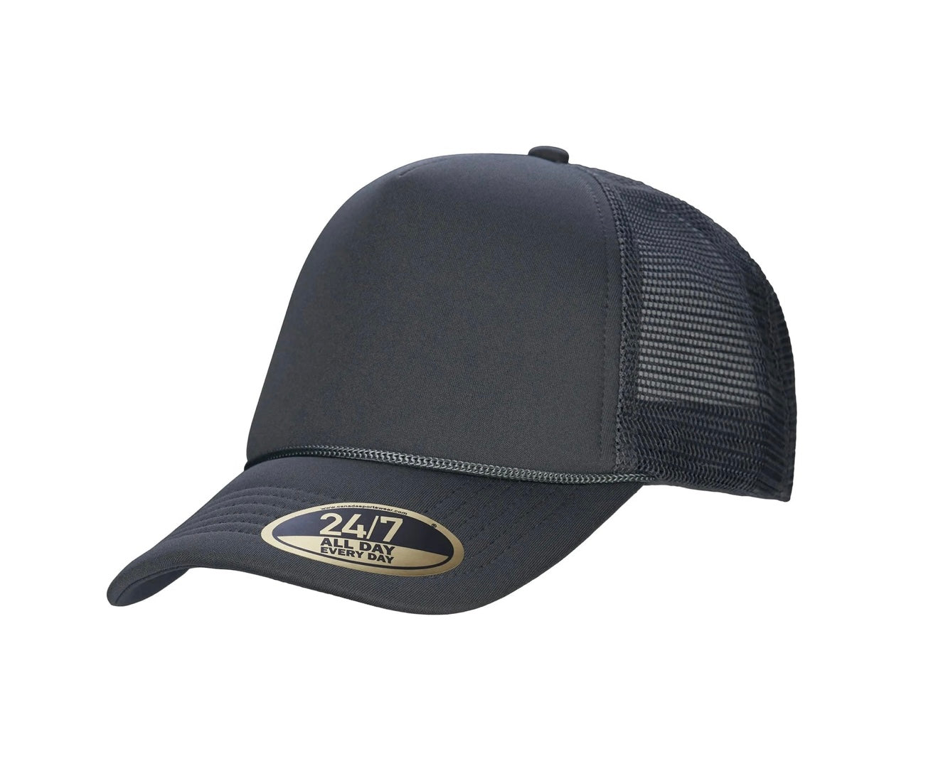 Custom cap - 5-Panel Foam Snap Back Trucker Cap - printed logo