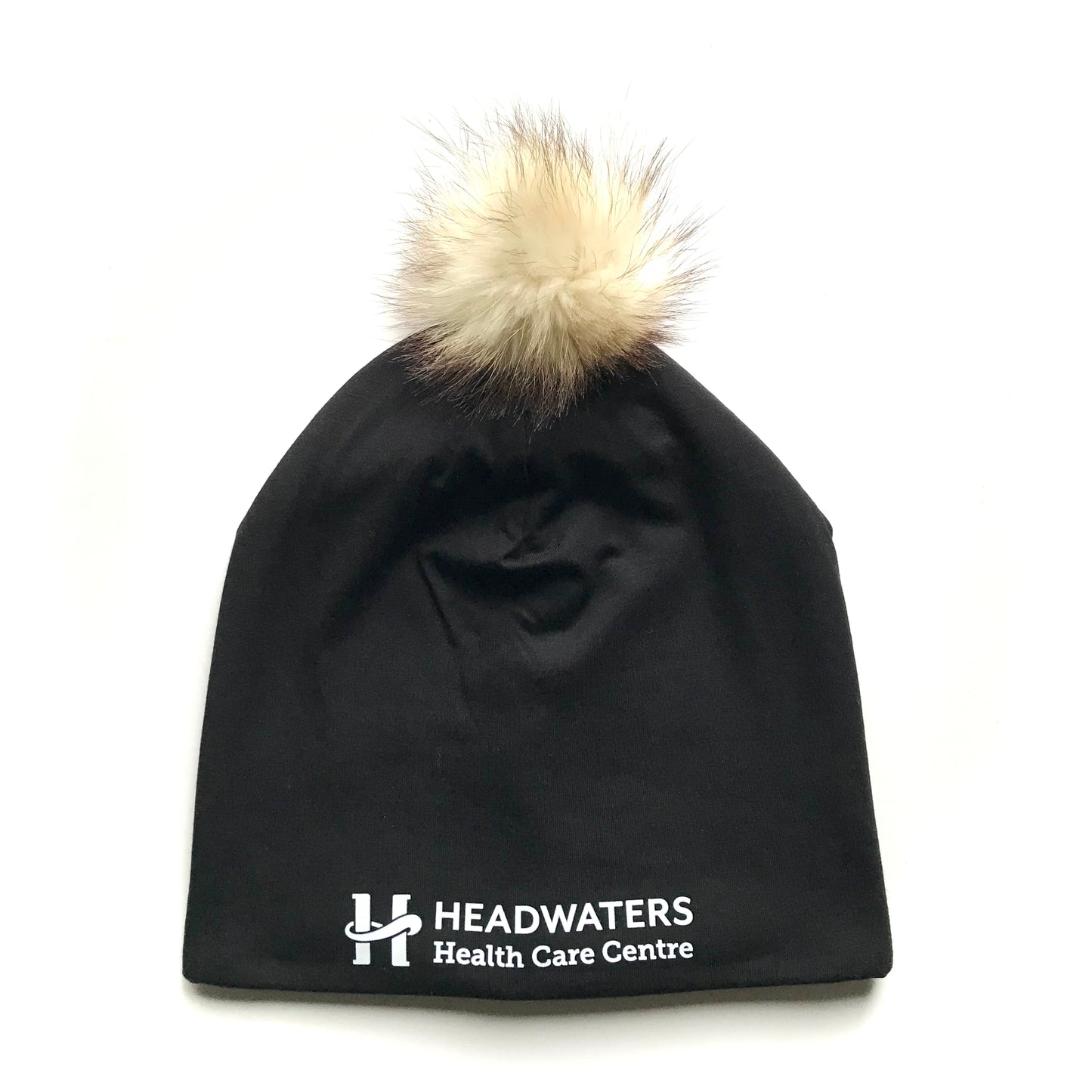 Winter Bamboo Hat + recycled fur pompom