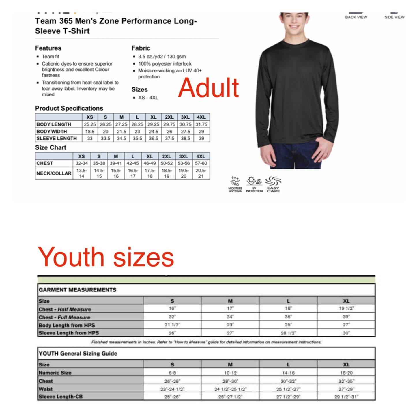 Tigers Performance long sleeve dry fit