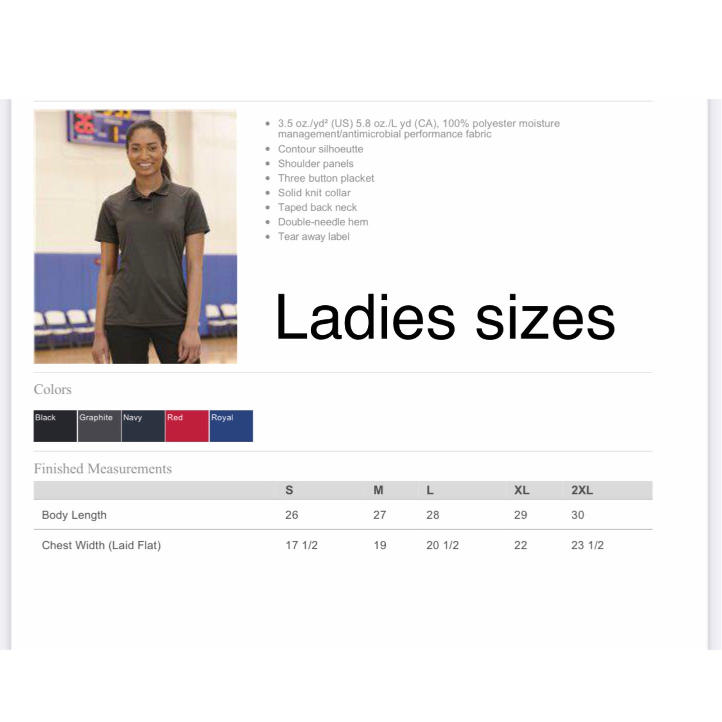 Performance 100% polyester dry fit polo High quality