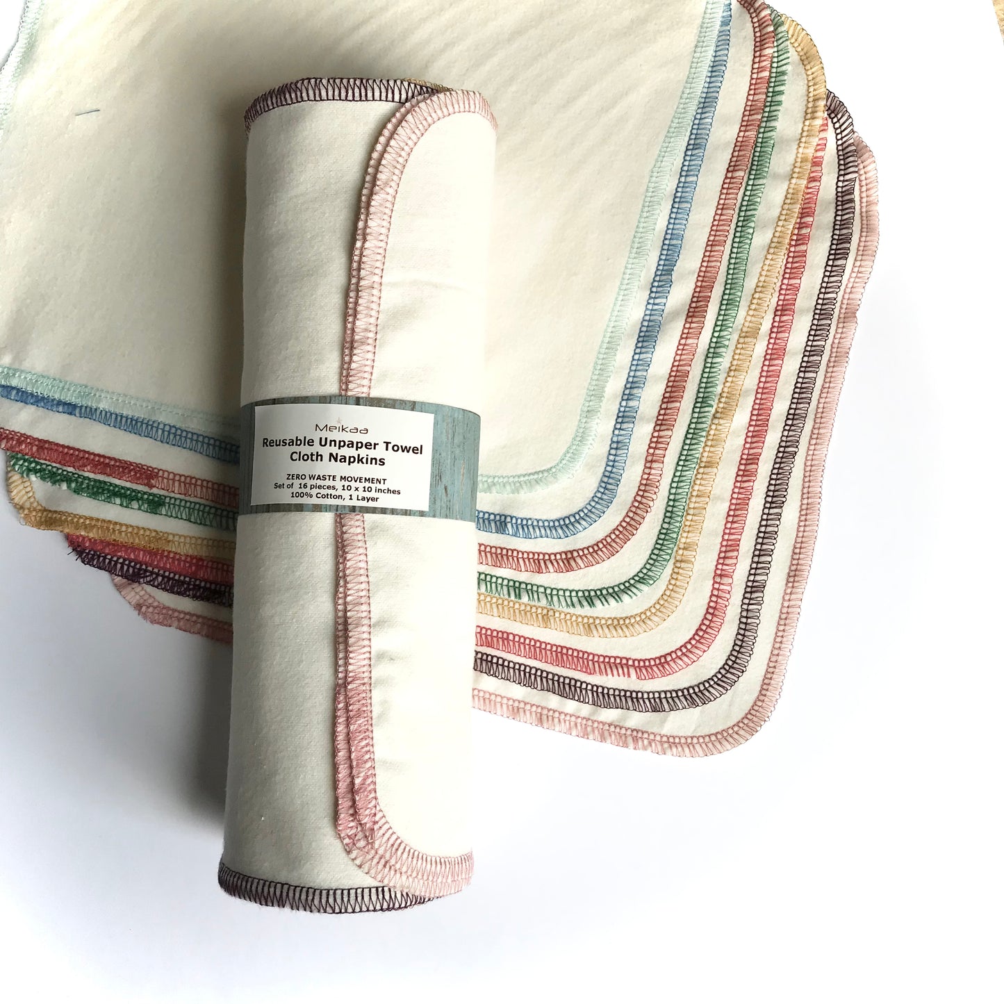 1 layer Rainbow Unpaper towel 100% Cotton