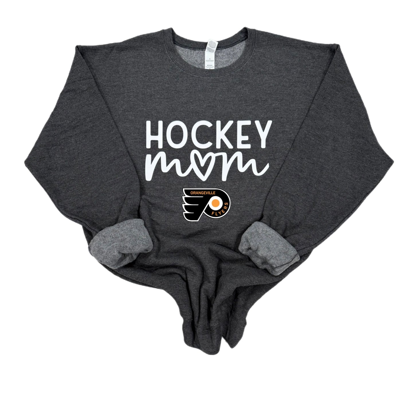 Flyers Hockey mom (with heart) sweatshirts