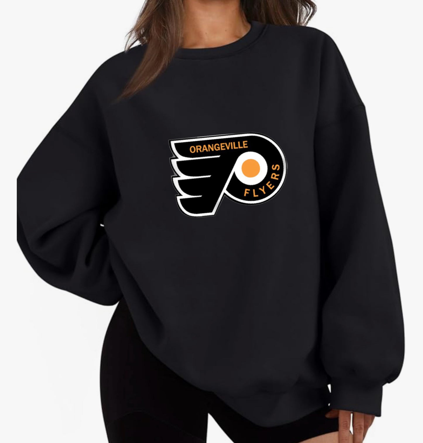 Orangeville Flyers crewneck big logo