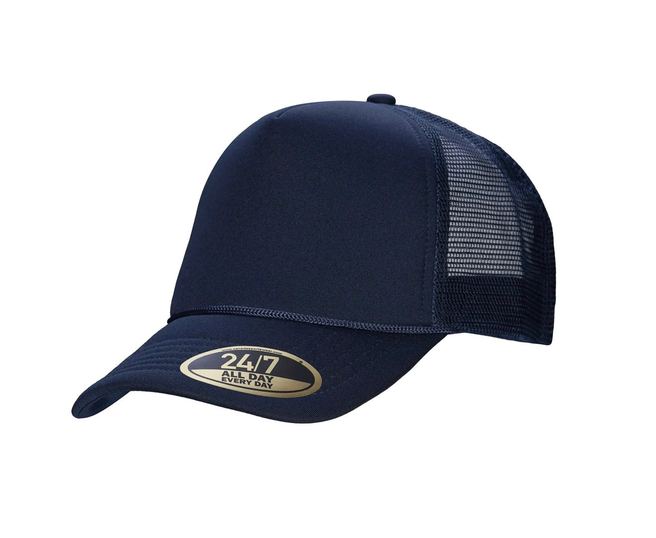 Custom cap - 5-Panel Foam Snap Back Trucker Cap - printed logo