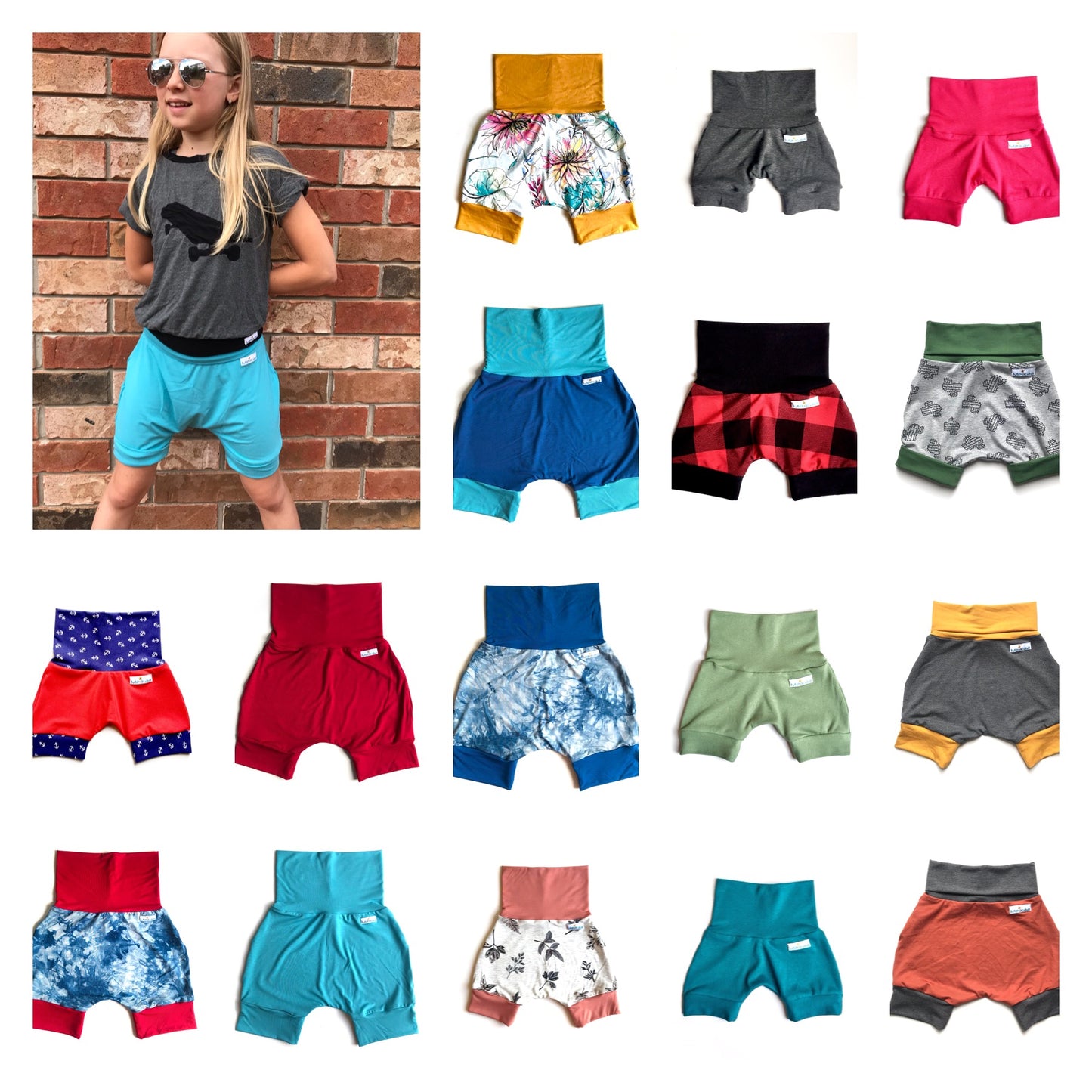 BAMBOO Kids and babies shorts - Harem Swaggers