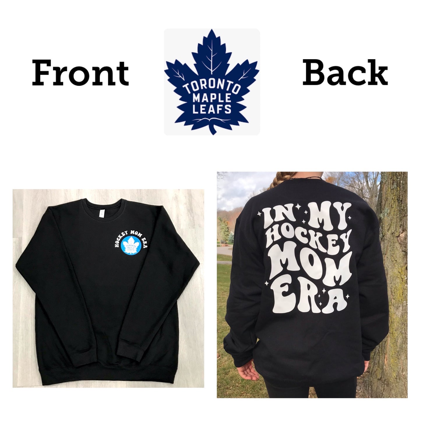 In my hockey mom/nan/grams/grandma/coach Era sweatshirts - Pick your design and your team