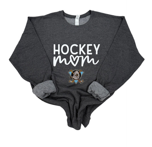 Dufferin Ducks Hockey mom (with heart) sweatshirts