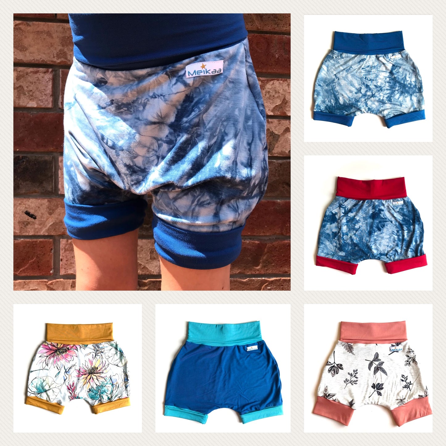 BAMBOO Kids and babies shorts - Harem Swaggers