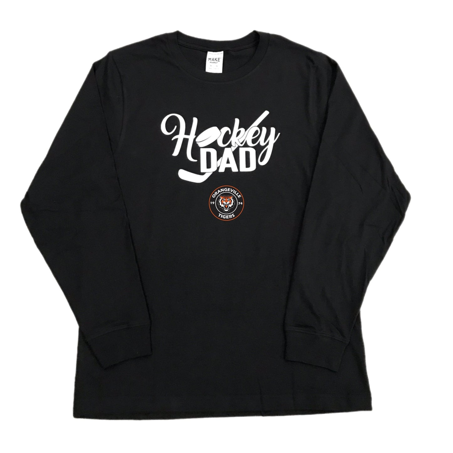 Tigers Hockey Dad Long sleeve - Soft Style High Quality