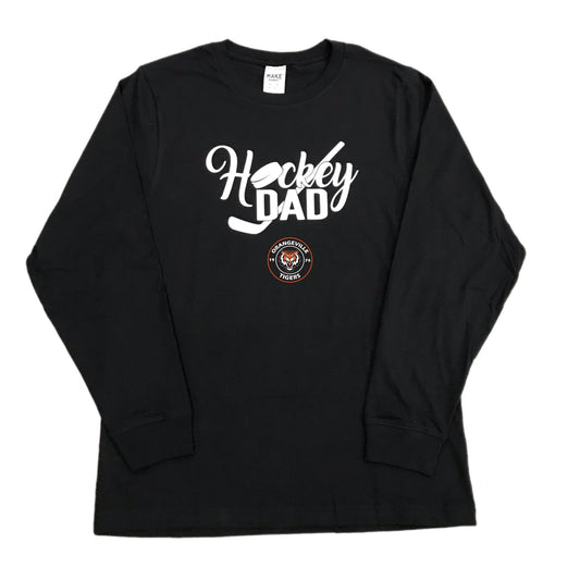 Tigers Hockey Dad Long sleeve - Soft Style High Quality