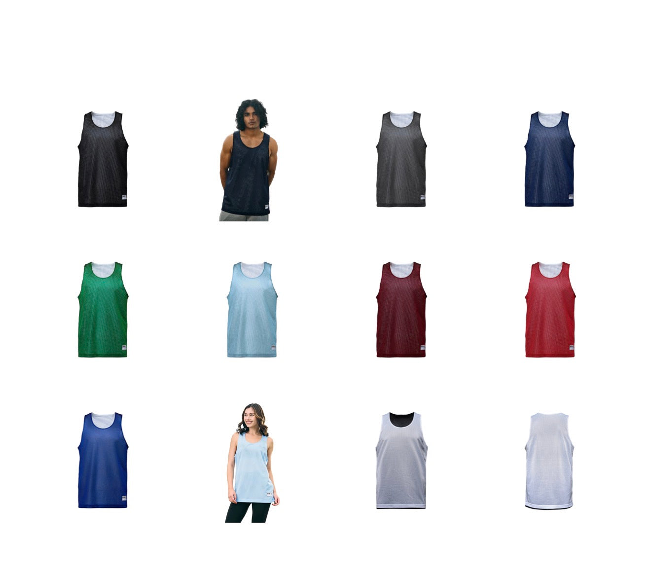 CUSTOM Reversible pinnies - High Quality Performance Mesh