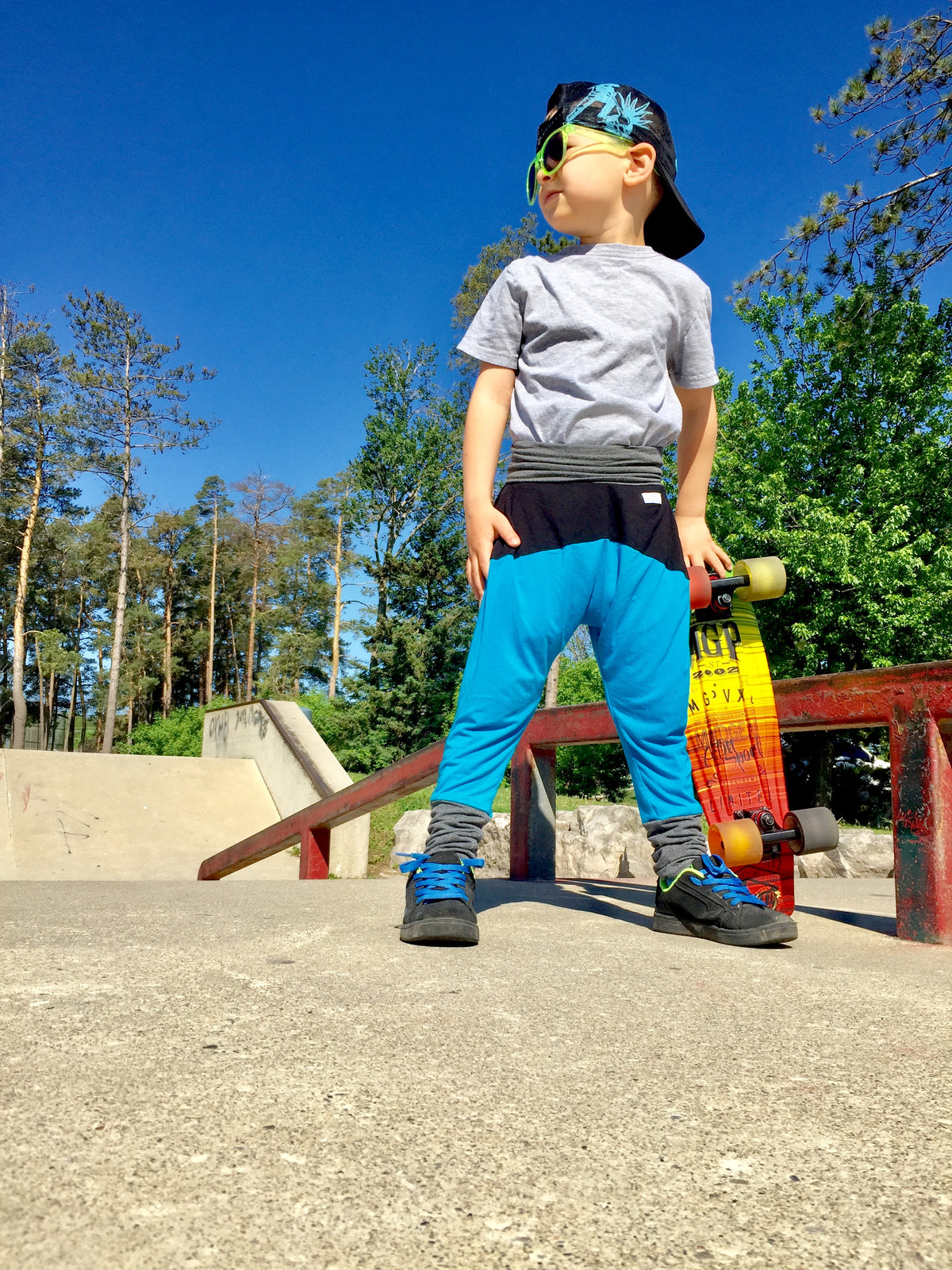 3 Colors BAMBOO Harem Swaggers, Evolutive and Growing Pants
