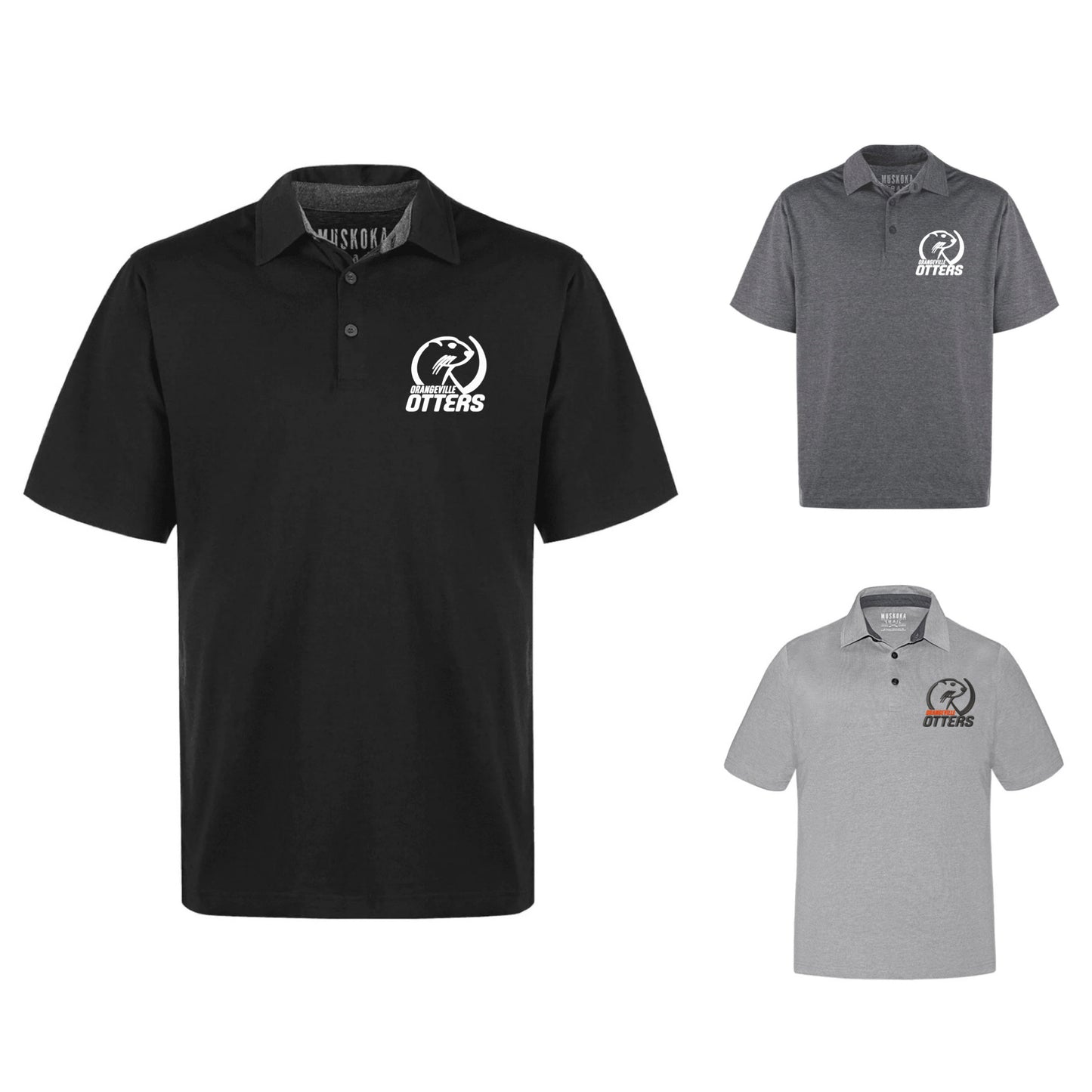 Otters performance dry fit polo