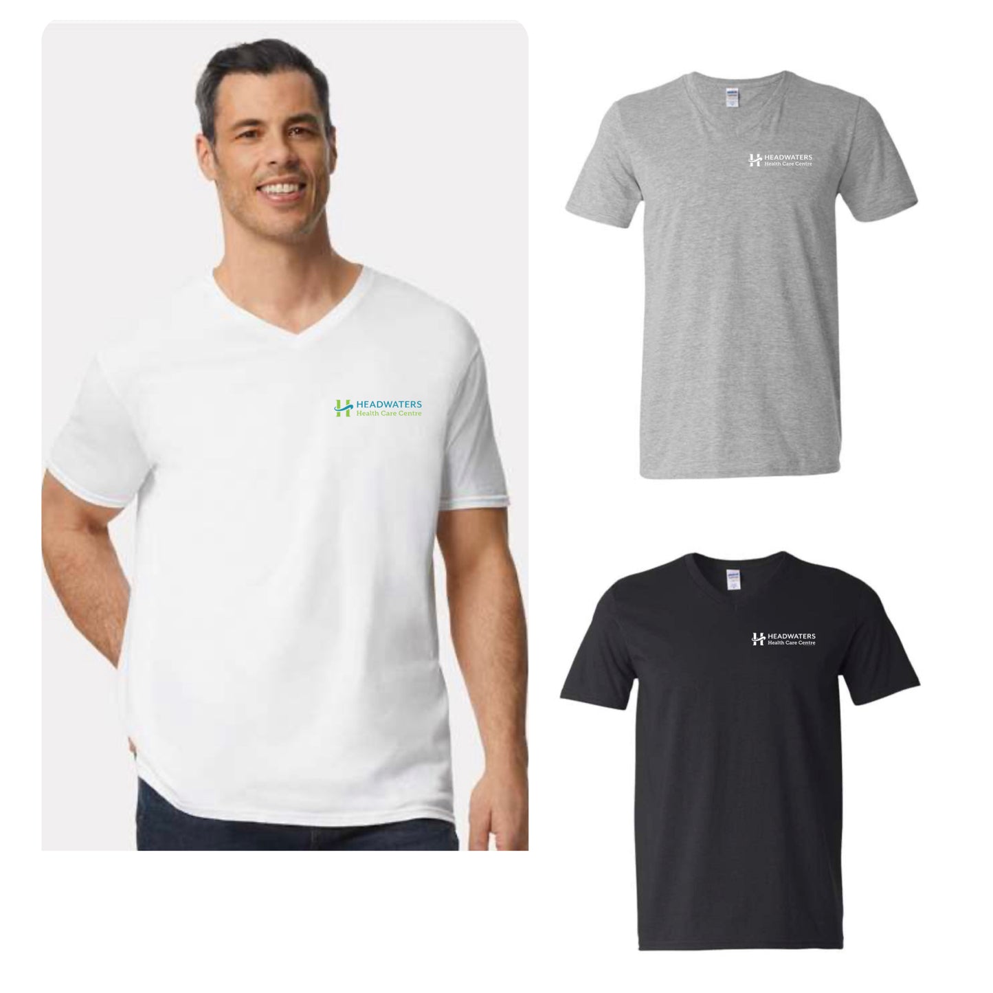 V Neck T-shirt Softstyle High quality