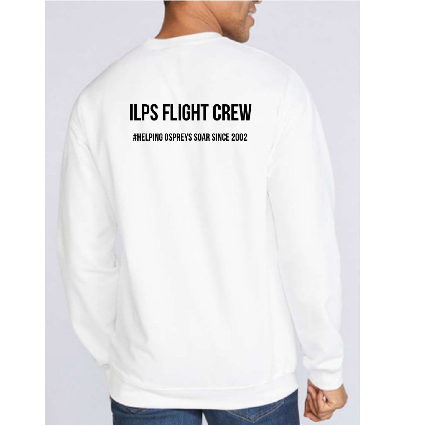 EMBROIDERED STAFF - Adult Osprey ILPS Flight Crew High Quality Crewneck with big logo