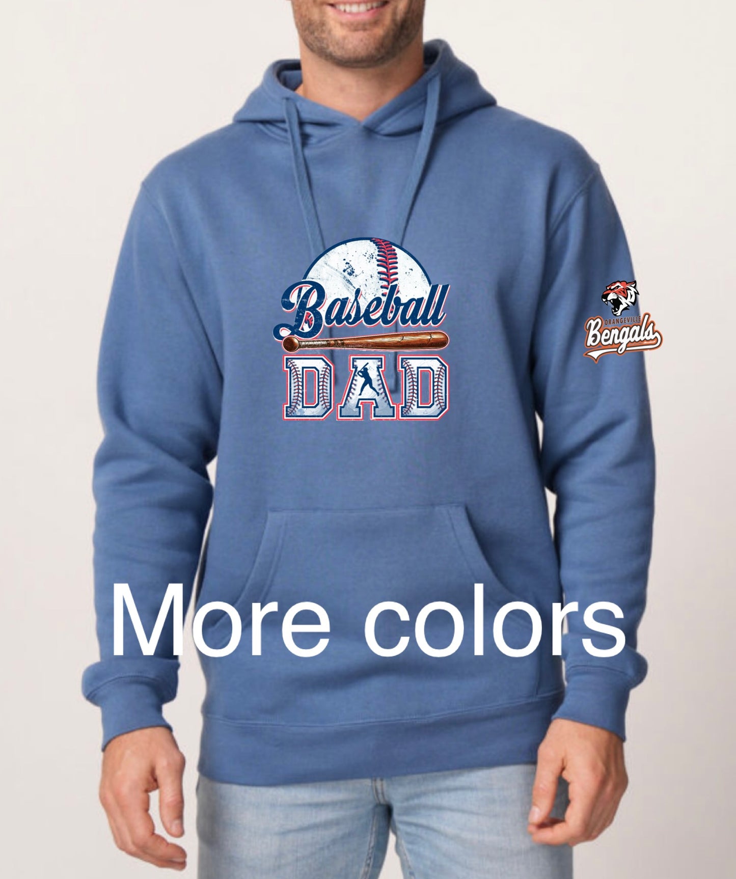 Adult Baseball Dad - High quality Hoodies