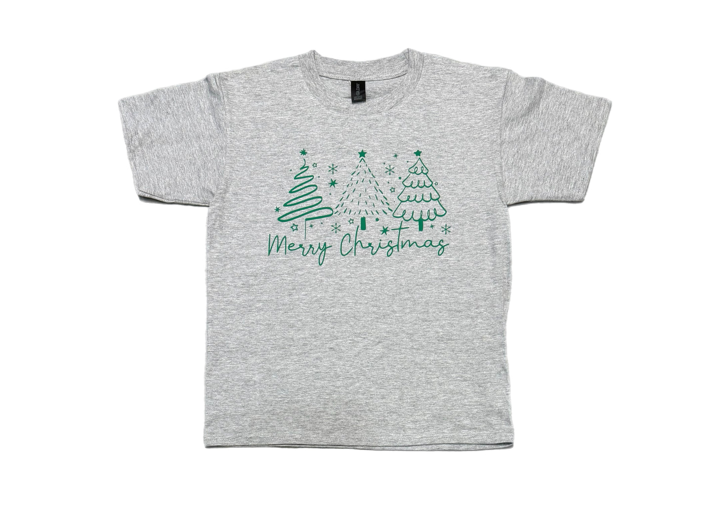 Merry Christmas with trees T-shirts