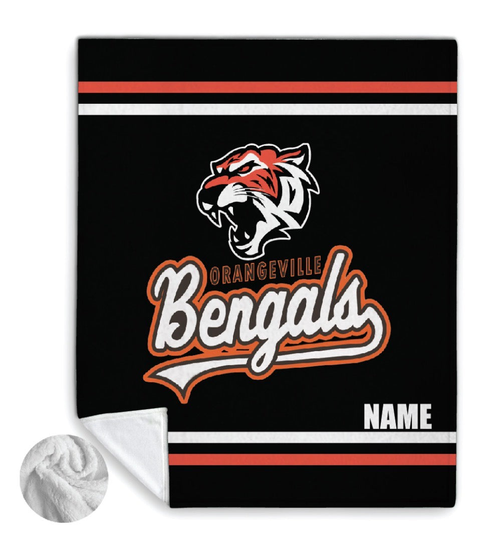 Bengals - Minky blanket 50x60 inches