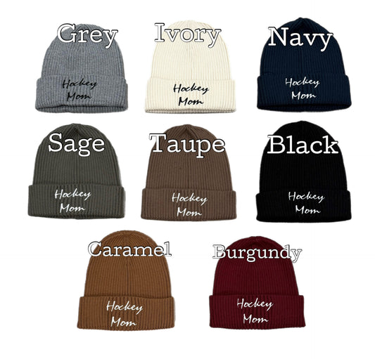 Embroidered Hockey mom hats