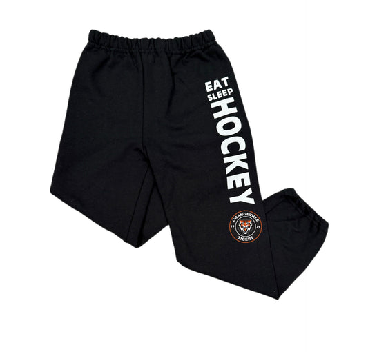 Tigers Eat Sleep Hockey sweatpants