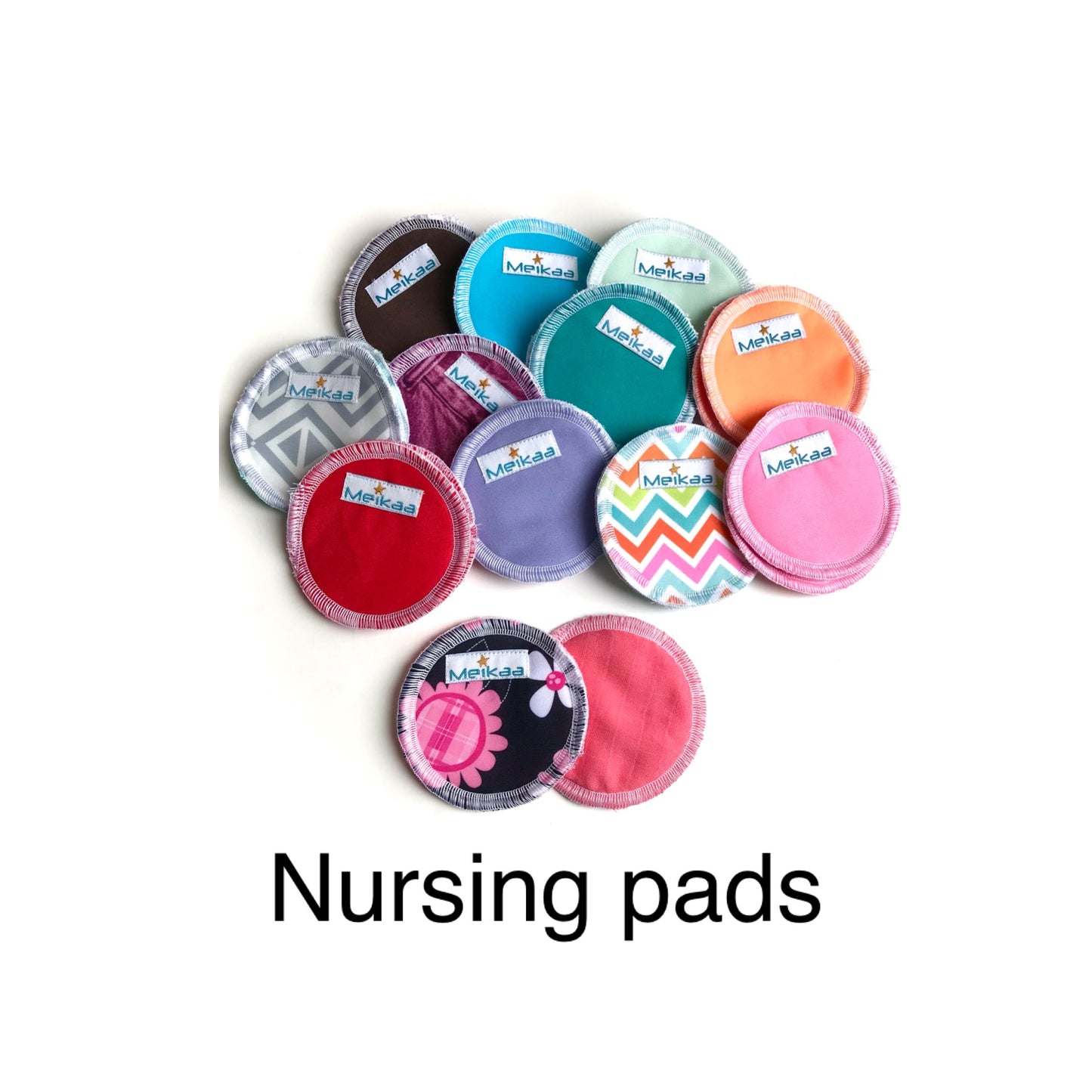 500 Pairs of colorful Reusable/Washable Nursing Pads - No Leak Warranty (wholesale)