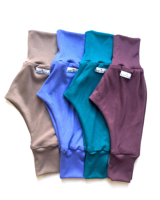 Baby Ribbing edition BAMBOO Harem Swaggers, Evolutive and Growing Pants