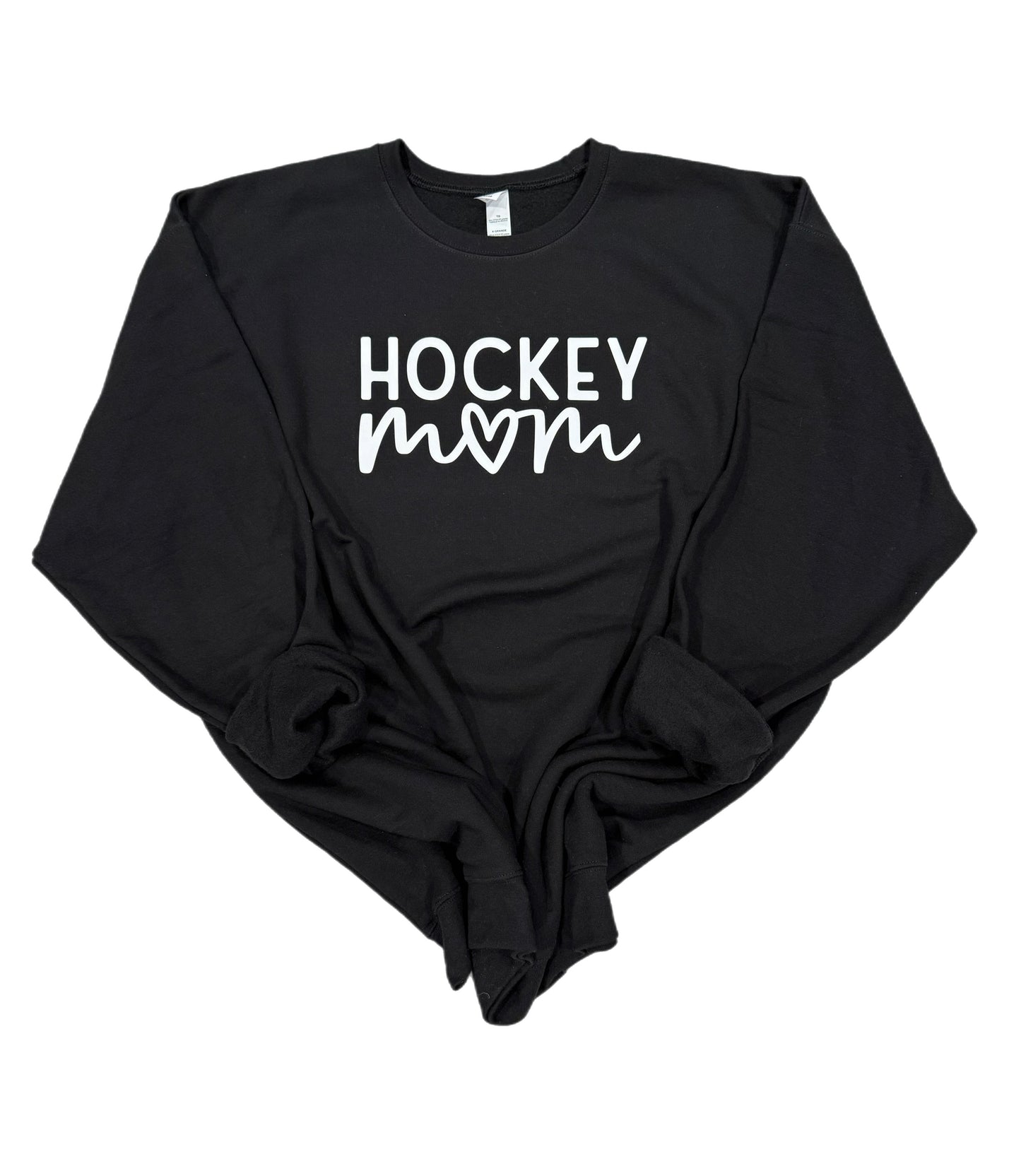 Hockey mom (with heart) sweatshirts