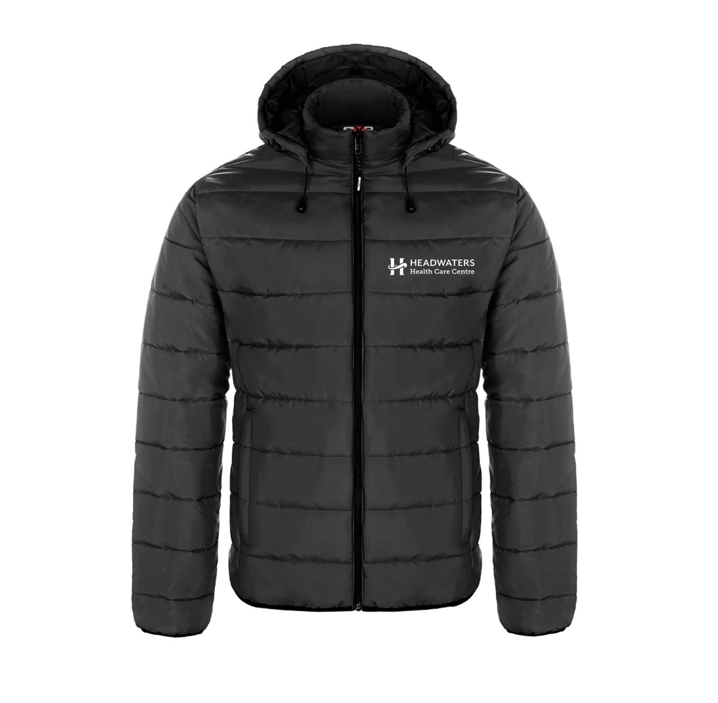 Headwaters embroidered Puffy Jacket with Detachable Hood (Men and Ladies sizes)