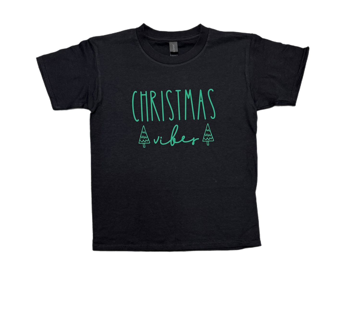 Christmas vibes T-shirts (Black)