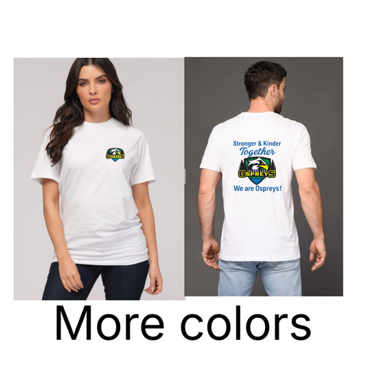 Adult - Osprey ILPS High quality t-shirt with small logo and school quote on the back