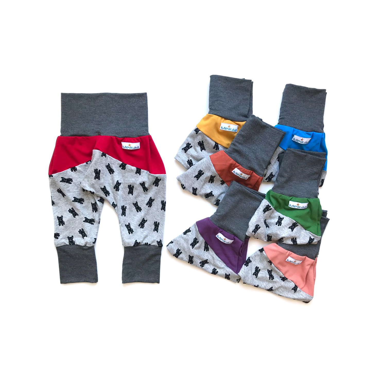 Puppies Edition - BAMBOO and Rayon Harem Swaggers, Evolutive and Growing Pants