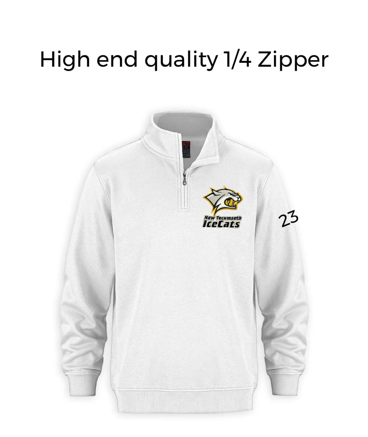 Ice Cats 1/4 Zip sweatshirt High quality
