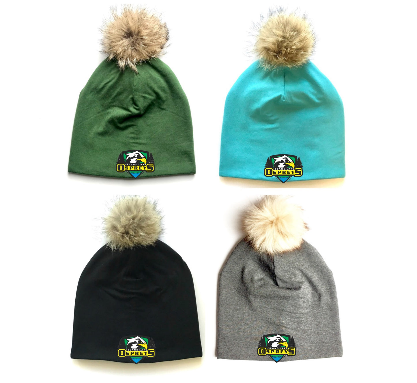 ILPS Osprey - Winter Bamboo Hat + recycled fur pompom