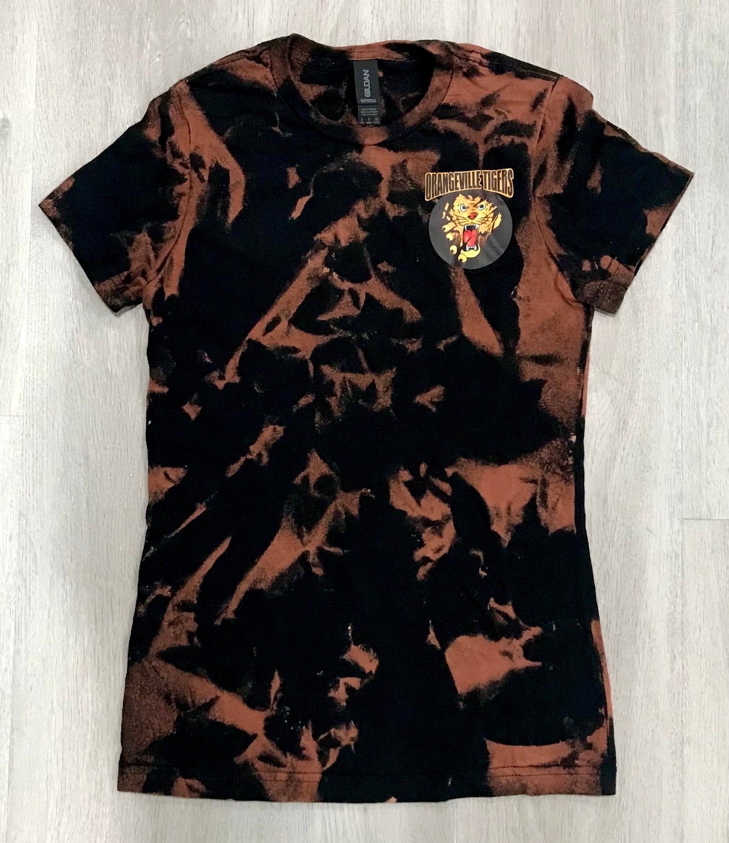 60% OFF - OLD LOGO Orangeville tigers hockey Tie Dye T-shirts