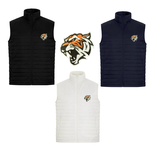 Bengals embroidered Chill Puffy Vest (Men, Youth and Ladies sizes)