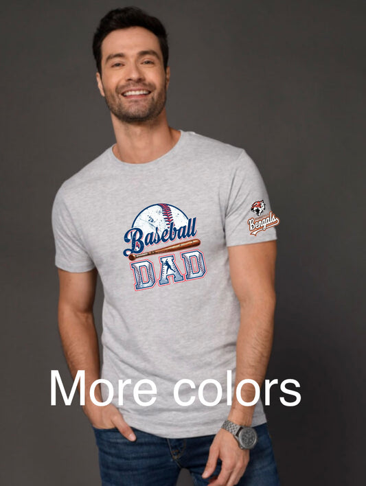 Adult Baseball Dad t-shirt