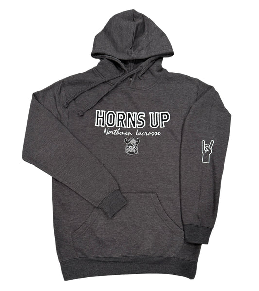 Embroidered Horns Up Northmen High quality Hoodie