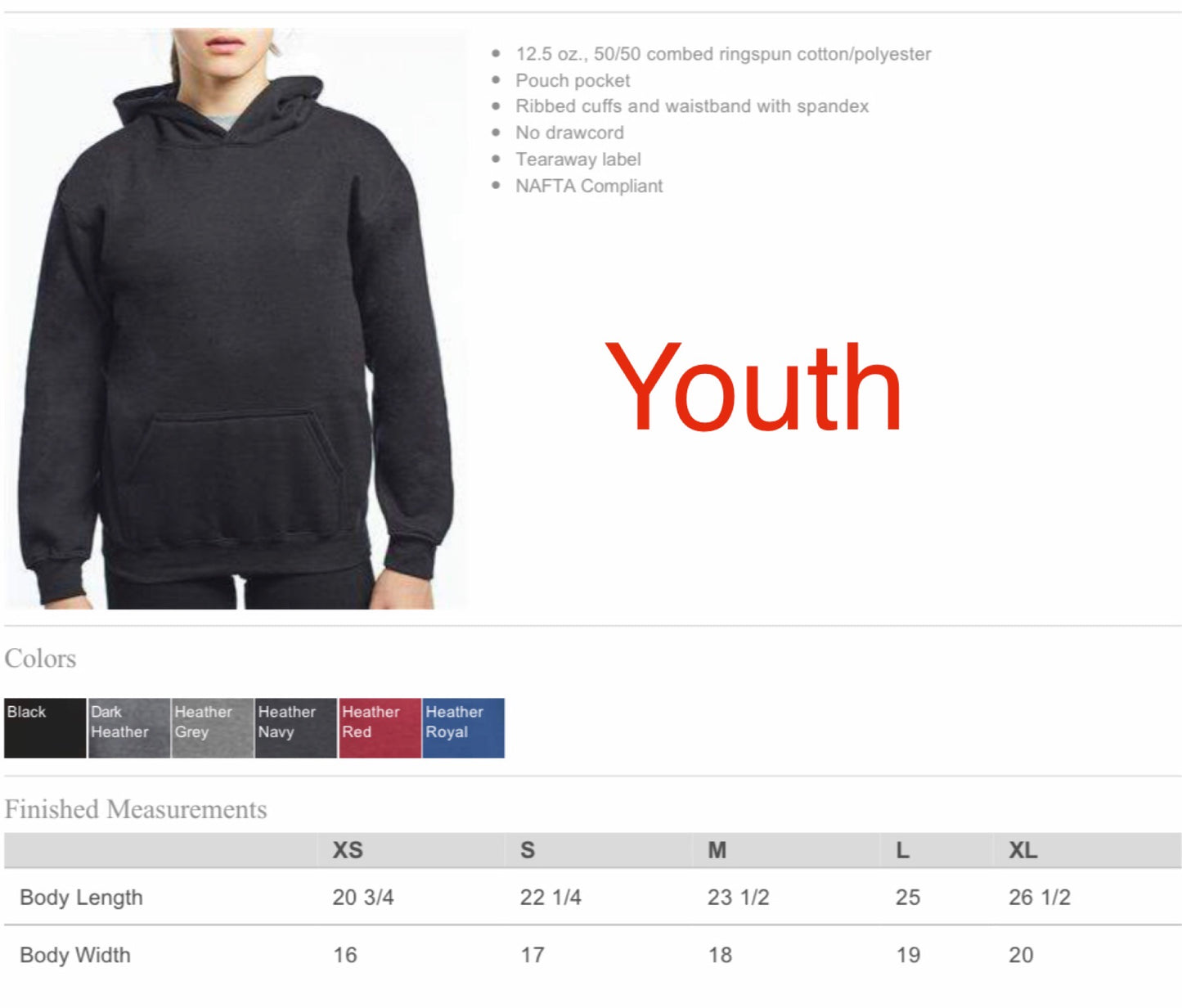 Orangeville Tigers High quality Hoodie - Big logo