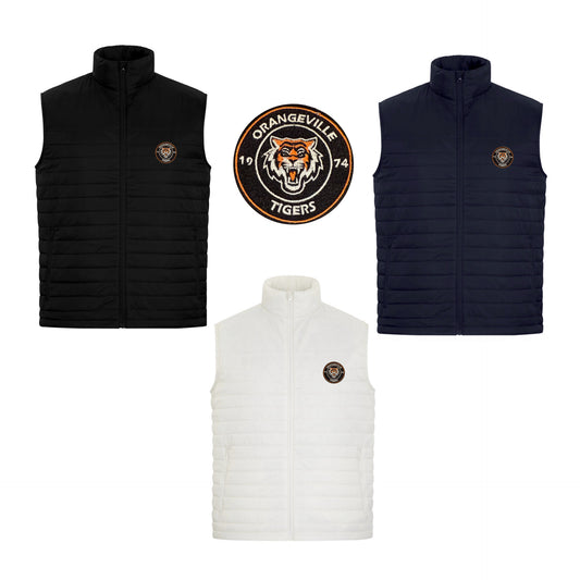 Tigers embroidered Puffy Vest (Men, Youth and Ladies sizes)