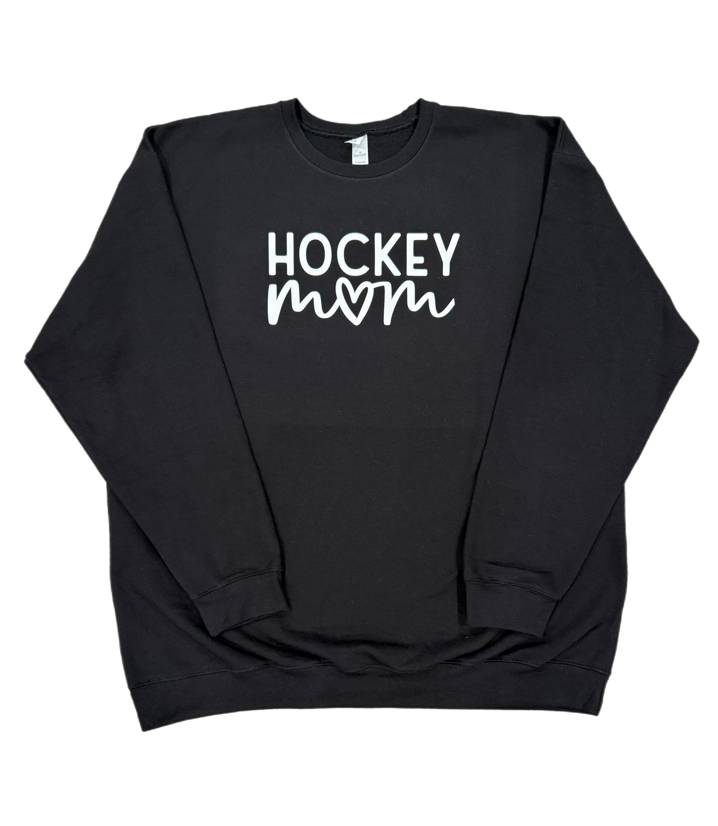 Hockey mom (with heart) sweatshirts