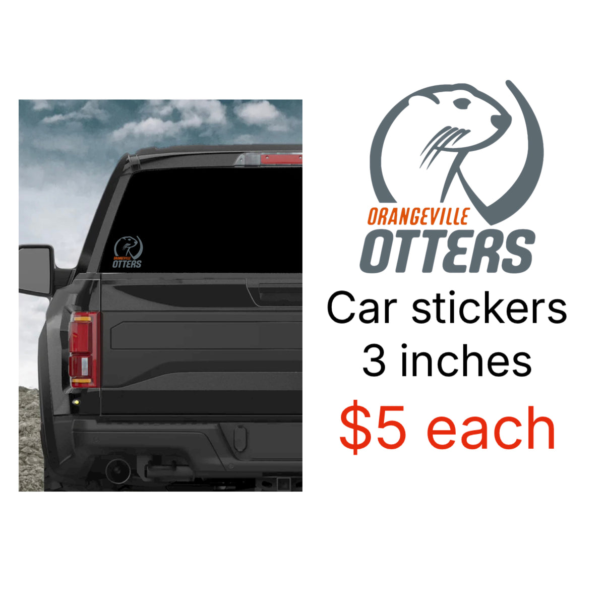 Otters Car stickers