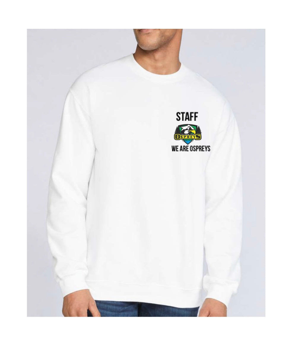 PRINTED STAFF - Adult Osprey ILPS Flight Crew High Quality Crewneck with big logo