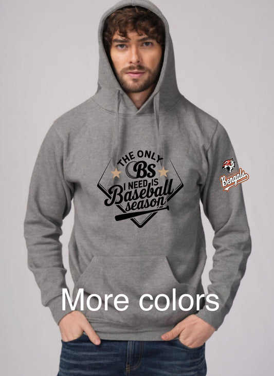 Adult Baseball Season - High quality Hoodies