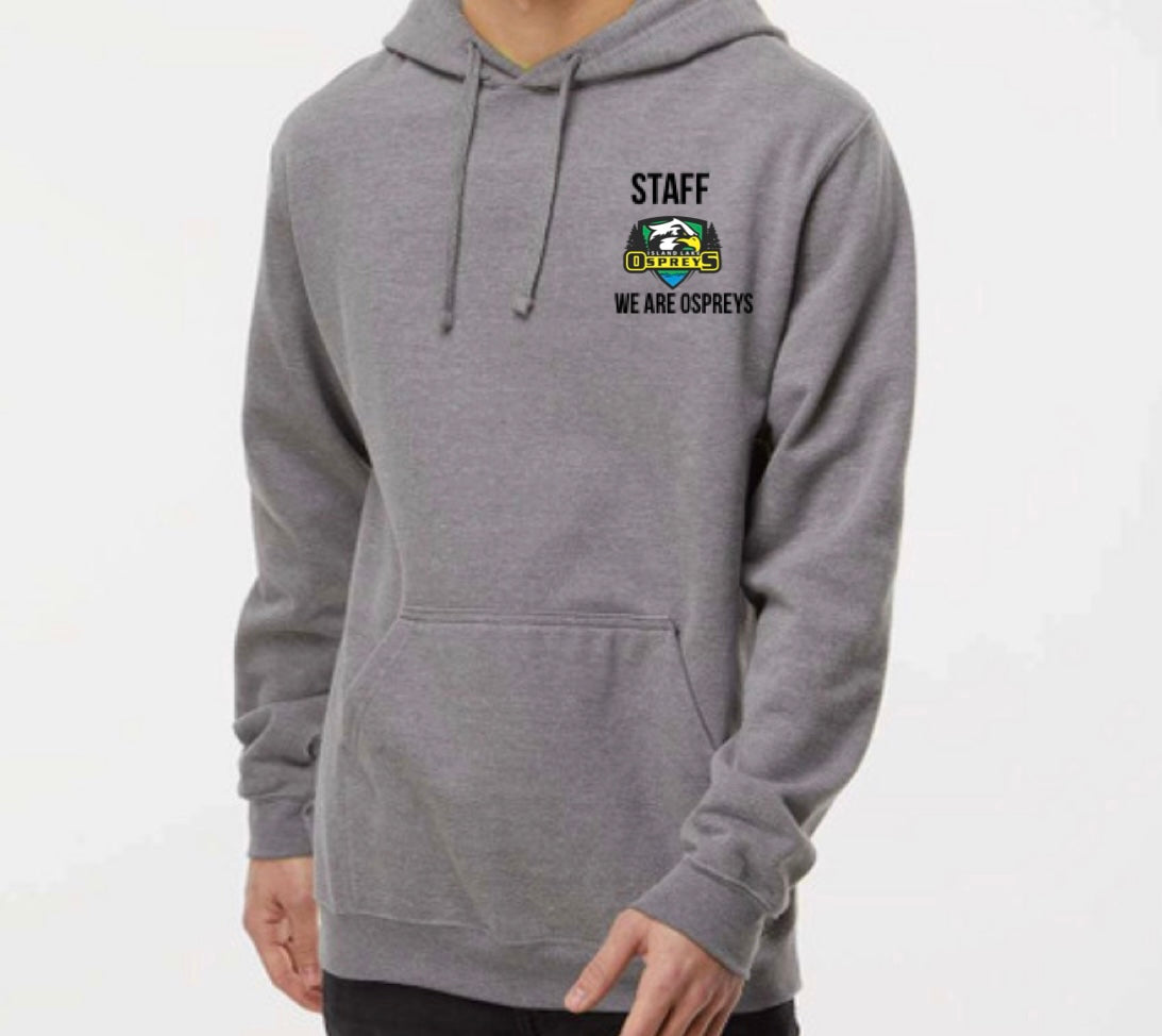 PRINTED STAFF - Adult Osprey ILPS Flight Crew High Quality hoodie with big logo