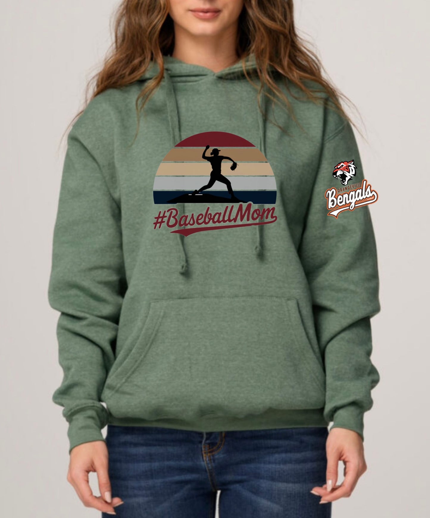 Adult Baseball Mom - High quality Hoodies