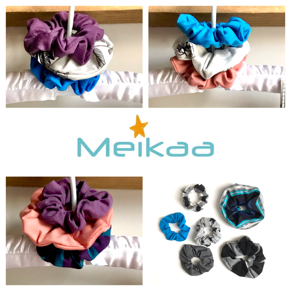 Bamboo growing skirt + 3 matching scrunchies - grow with me skirt