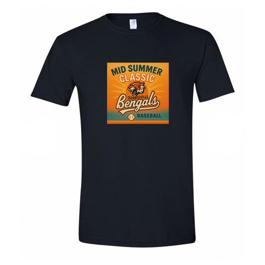 Mid Summer Bengals Baseball Tournament T-shirts
