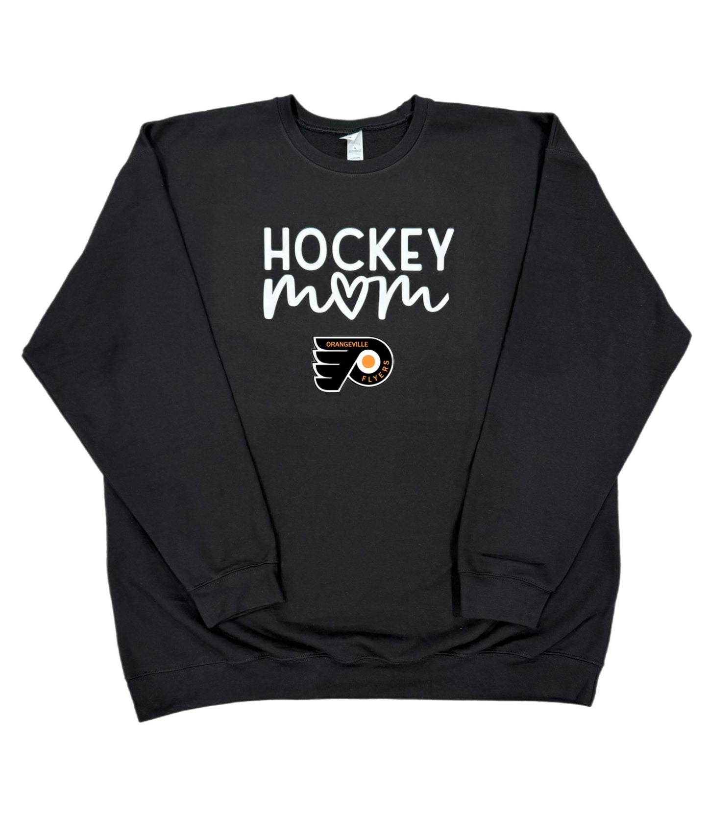 Flyers Hockey mom (with heart) sweatshirts