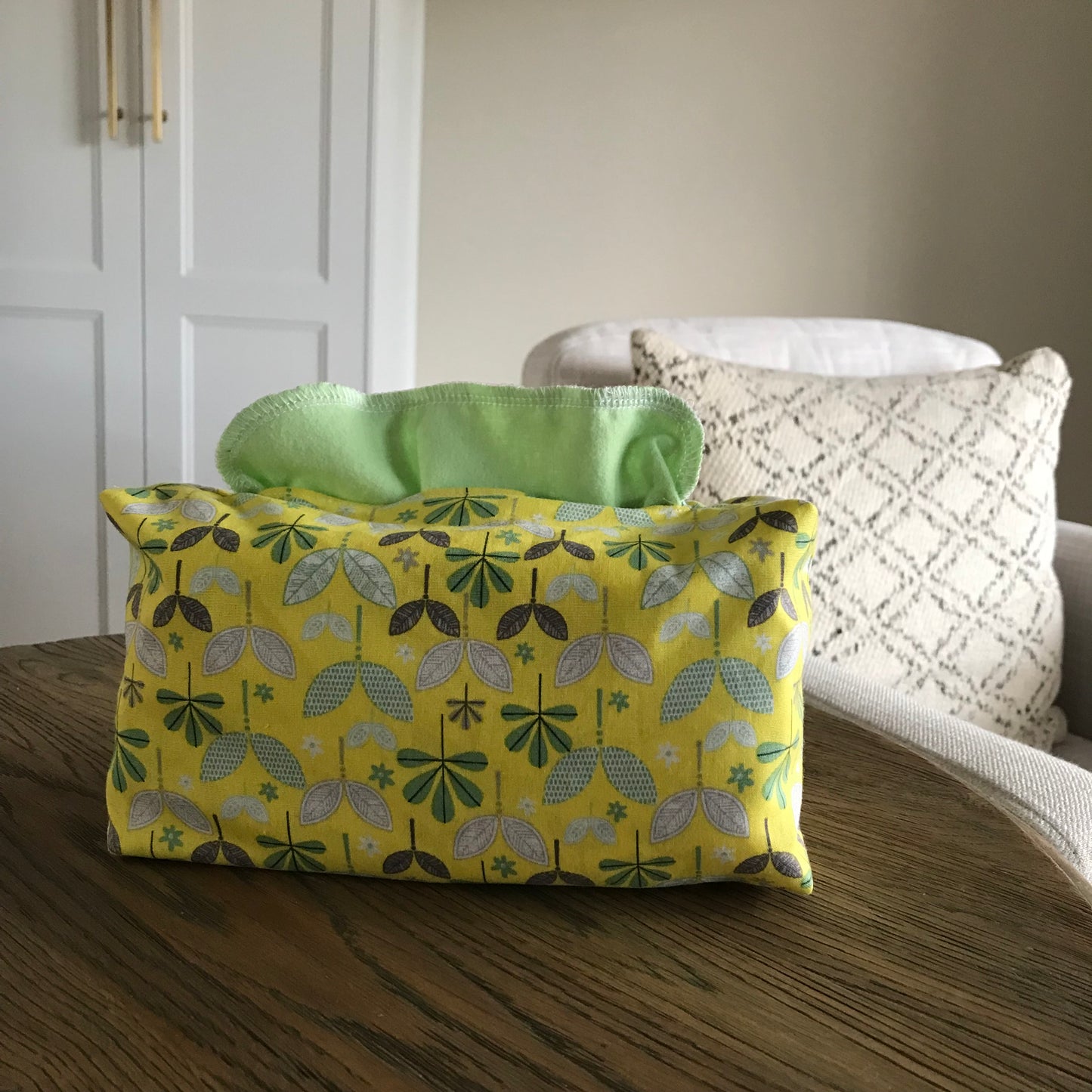 50 Cloth wipes 1 layer of 100% Cotton + FREE WIPES BAG - reusable baby wipes